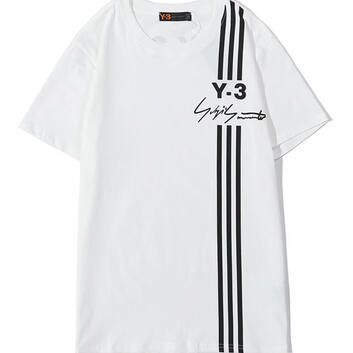 Футболка с контрастными полосками Y-3 18095