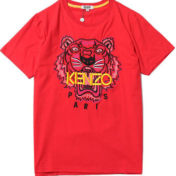 Красная свободная футболка Kenzo 15933