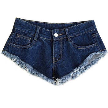 Короткие джинсовые женские шорты 11315-1