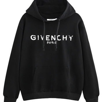 Мужское стильное худи черного цвета Givenchy 8505-1
