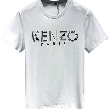 Классическая белая футболка KENZO 7594-1