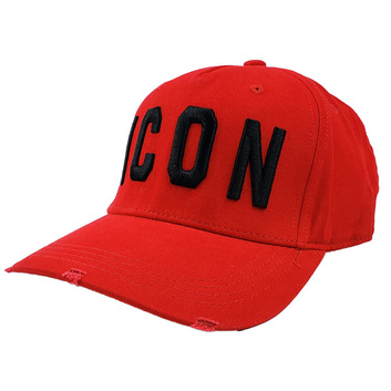 Красная бейсболка с вышивкой Dsquared2 20081