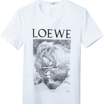 Мужская футболка с эффектным принтом Loewe 20108