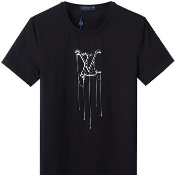 Мужская футболка с контрастным рисунком Louis Vuitton 20218