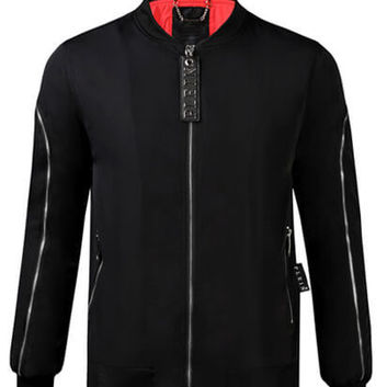 Черная однотонная куртка Philipp Plein 16030