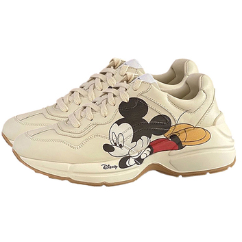 Белые кожаные кроссовки “Микки Маус” 20266
