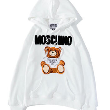 Свободная толстовка с вышитым мишкой и надписью Moschino 20473