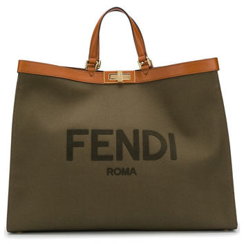 Большая сумка-шоппер с надписью Fendi 20494