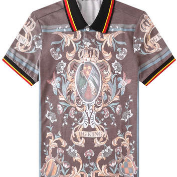 Мужская футболка-поло с роскошным дизайном Dolce & Gabbana 20584