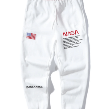 Спортивные белые штаны Heron Preston x Nasa 8658-1