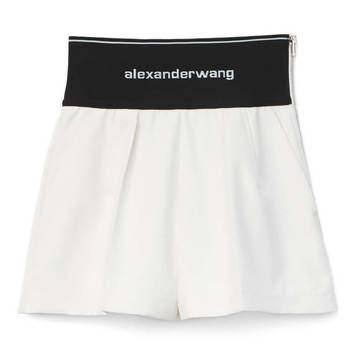 Модная белая юбка-шорты Alexander Wang 20039-2