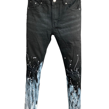 Черные джинсы с декором Amiri 20652