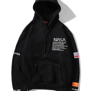 Черное худи Heron Preston х NASA 7218-1
