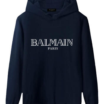 Толстовка из футера с надписью Balmain 20726