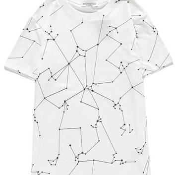 Женская футболка с принтом "Созвездие" YSL 20785