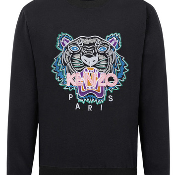 Хлопковый свитшот с вышивкой Kenzo 20939