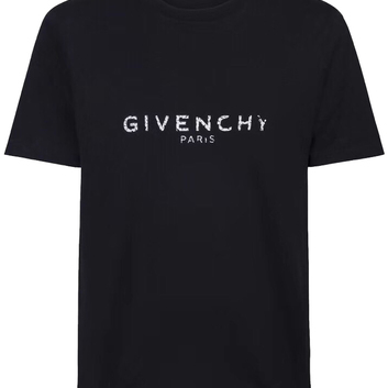 Черная хлопковая футболка Givenchy 7037-1