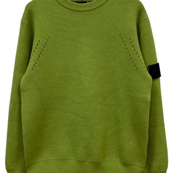 Однотонный свитер с фирменной нашивкой Stone Island 25083