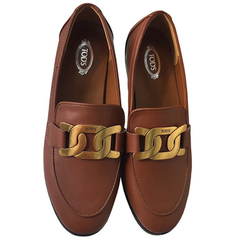 Кожаные туфли лоферы TOD's 25094