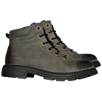 Темно-серые ботинки на овчине UGG 25173