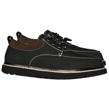 Теплые черные туфли на овчине UGG 25179