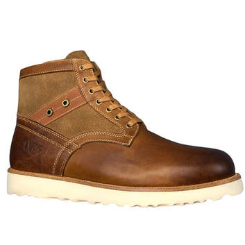 Стильные коричневые ботинки с мехом UGG 25189