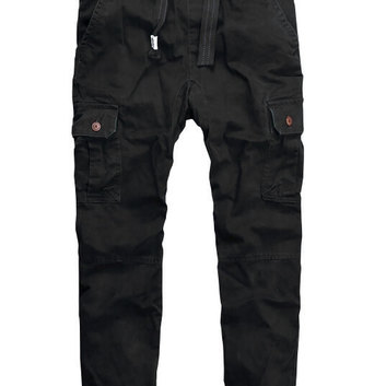 Черные брюки карго Abercrombie & Fitch 9074-1