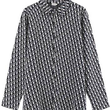 Кашемировая рубашка с принтом Dior 25267