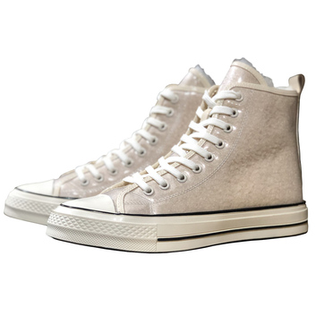 Теплые бежевые кеды Converse x UGG 25249