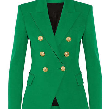 Зеленый пиджак Balmain 14763-1