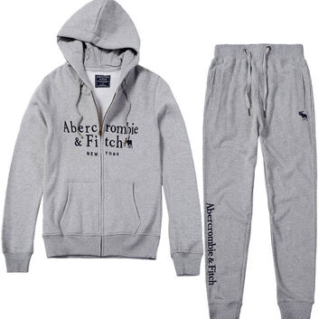 Светло-серый спортивный костюм Abercrombie & Fitch 15299-2