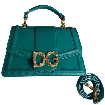 Кожаная сумка с монограммой Dolce & Gabbana 25450