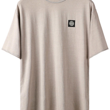 Однотонная футболка Stone Island 25654