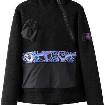 Меховый анорак Stone Island 25673