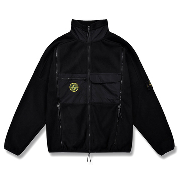 Флисовая кофта на молниях Stone Island 25681