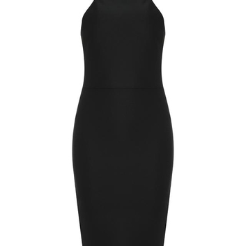 Маленькое черное платье с открытой спиной 16238