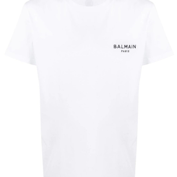 Хлопковая футболка базовая Balmain 25706