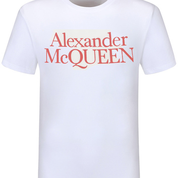 Белая футболка Alexander McQueen 25726