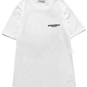 Белая футболка из хлопка Dsquared2 25738