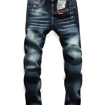 Мужские синие джинсы скинни Dsquared2 25799