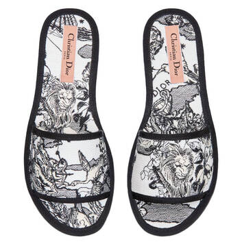 Мягкие шлепанцы с необычным дизайном Dior 16286