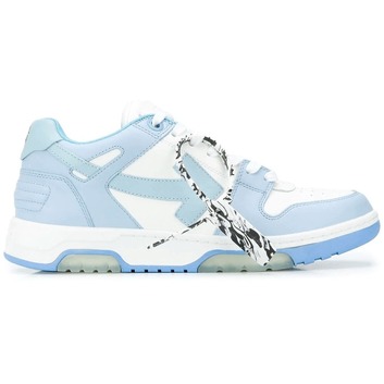 Бело-голубые оригинальные кроссовки Off-white 16293