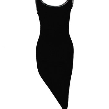 Платье с ассиметричным подолом Herve Leger 25926