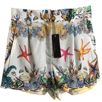 Пляжные шорты со звездами Versace 26029