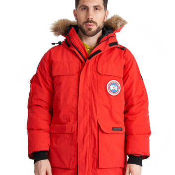Мужская красная парка Canada Goose 3294-4