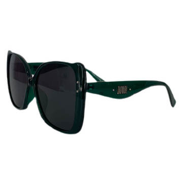 Солнцезащитные зеленые очки оригинальной формы Dior 9519-1