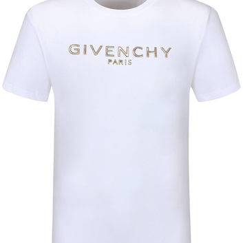 Элегантная белая футболка с декором Givenchy 25743-1