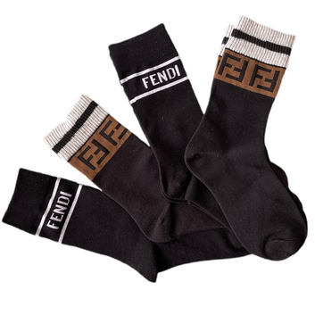 Оригинальные черные носки FENDI 26281