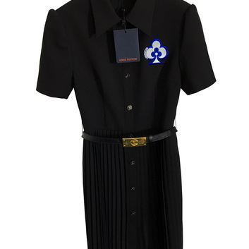 Платье с плиссированной юбкой Louis Vuitton 26180