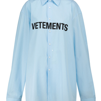 Женская рубашка оверсайз Vetements 26246